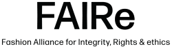 Logo FAIRe Fassion Alliance for Integrity, Rights & ethics